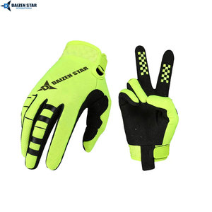 DAIZEN STAR INTERNATIONAL Professional Summer Motocross Racing Gloves Lightweight Breathable Polyester Non-Slip Hook Loop - Product Image 5