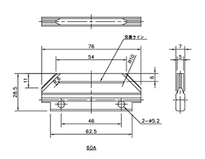 Repuesto de Zapata Colectora de Cobre DH5321 60A para Uso en Exteriores - Product Image 2