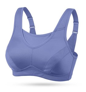 Soutien-gorge de sport personnalisé pour femmes, respirant, dos croisé, sans dos, pour la gym et le fitness, avec logo frontal – Vente en gros - Product Image 2