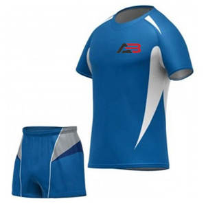 Tenue de rugby personnalisée pour équipe, maillot et short avec logo et couleurs pour les clubs - Product Image 1