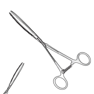 คีมจับลำไส้เซตัน พริงเกิล สแตนเลส แบบใช้มือ ตรง ฟันเลื่อยตามยาว ยาว 178 มม. ใบมีดละเอียด กว้าง 2.5 มม. - Product Image 1