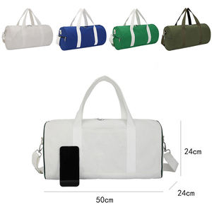 Bolsa Deportiva Blanca Rongtoo Club con Logotipo Bordado y Correa Ajustable Modelo TTW-SB-0009 - Product Image 4