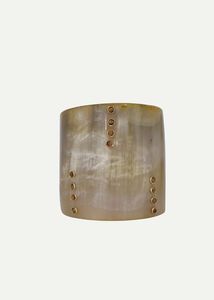 Brazaletes de cuerno de búfalo pulido de estilo vintage y ecológicos para mujer, ideales para regalos de fiesta o boda, procedentes de la India por HF CRAFTS. - Product Image 3