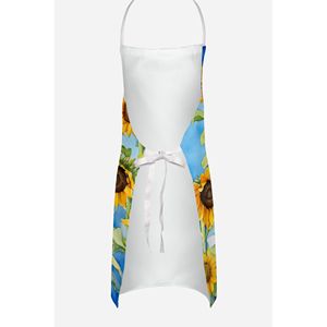 Bernedoodle Sunflowers Unisex Large Multicolor <b>Apron</b> for <b>Cooking</b> Baking Crafts Gardening-for Adults and Seniors - Product Image 4