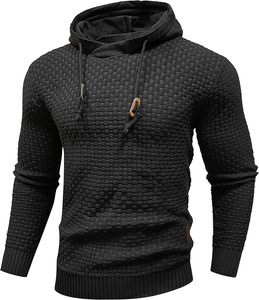 Sudadera con Capucha para Hombre de Felpa Francesa, 300 GSM 400 GSM, Holgada, para Exteriores, Manga Larga, Tejido Premium - Product Image 3