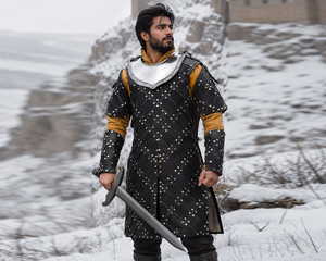 Armadura Medieval para Hombre, Pechera de Caballero Renacentista, Armadura Vikinga para LARP, Disponible en Stock - Product Image 4
