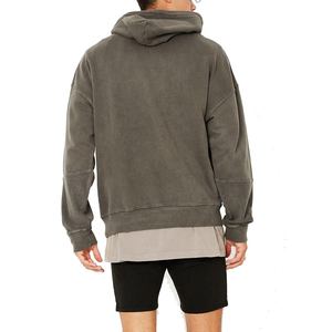 Conjunto Deportivo para Hombre de Alta Calidad, Lavado Ácido, Tela Transpirable, Sudadera con Cremallera y Pantalones, Tallas Grandes, Ropa Casual Urbana, OEM, Venta Caliente - Product Image 2