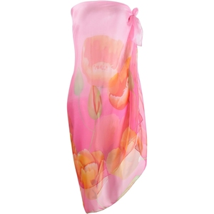 Sarong de plage bohème sexy à fleurs pour femme, paréo de bain, tenue de plage - Product Image 1