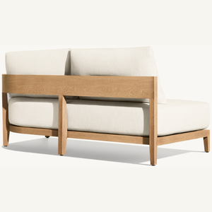 Muebles de sofá de madera de teca para dos personas, duraderos para uso en exteriores e interiores, al mejor precio. - Product Image 6