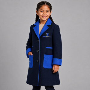 Abrigos de Lana Premium para Niños para la Temporada de Invierno, Ropa Exterior de Lana Cálida para Niños, Abrigos Casuales Elegantes para Niñas, Abrigos de Lana para Niños - Product Image 3
