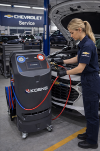 Machine de service de climatisation automobile automatique KOENG KAC-A6(134a) |   Équipement de récupération de réfrigérant et de recharge sous vide avec garantie de 12 mois - Product Image 4
