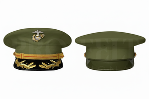 Accepted Private Label Custom Embroidered Peak Cap Custom Design Formal Uniform Style <b>Hat</b> Adjustable Outdoor Headwear Caps - Product Image 6