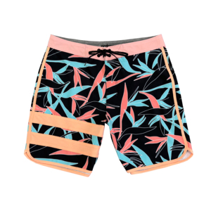 Shorts décontractés pour hommes en Spandex/Polyester, anti-plis, taille élastique, tricoté, 180g, séchage rapide, respirant, pour l'été - Product Image 1