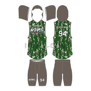 Tenues de football 7v7 personnalisables, maillots de football américain 7 sur 7, ensembles de tenues de compression, équipement d'équipe, jeunes et adultes - Product Image 4