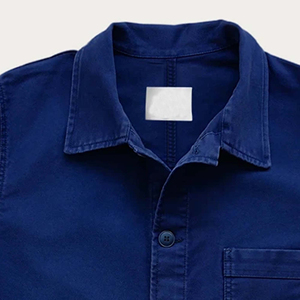 <b>Men</b> Cotton Canvas Bomber <b>Jacket</b> Heavyweight Casual Outerwear Rib Cuff Zip Front <b>Utility</b> Pocket Work <b>Jacket</b> Custom Clothing - Product Image 5