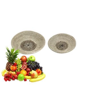 Articoli per la Casa e Decorazioni: Ciotole e Cesti in Erba Marina Intrecciata, Ecologici ed Eleganti - Product Image 1