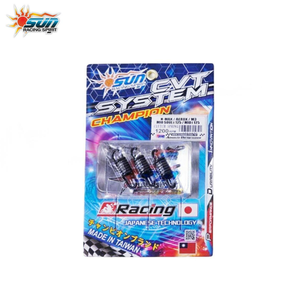 SUN Racing Nouveau Kit de ressorts d'embrayage en acier noir 1200RPM Fabriqué à Taïwan Haute Tension pour Scooter MIO MX125/MXi125 3 Pièces - Product Image 6