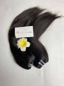 Cheveux bruts non traités Extension de cheveux naturels droits à double trame/à trame unique de haute qualité prix de gros - Product Image 6