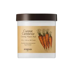 SKINFOOD High Quality Carrot Carotene Calming Water Pad 60P Set (+30P) NONGDAMGM <b>Key</b> Ring Pouch for Scar Care - Product Image 1