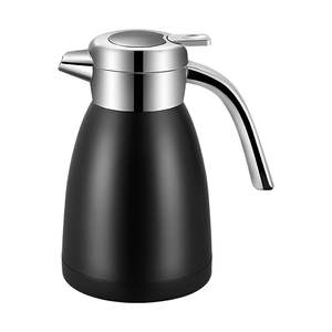 Borraccia Termica Sottovuoto Nera in Acciaio Inossidabile da 1.8L, Grande Bottiglia Isolante a Doppia Parete per Bevande Calde/Fredde con Coperchio Antigoccia - Product Image 5