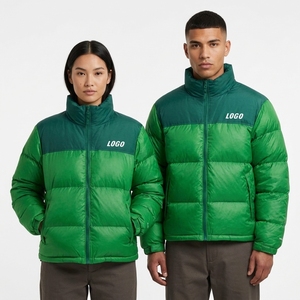 High Selling Puffer <b>Jacket</b> Hip Hop Streetwear Men'<b>s</b> Stand Collar Thick Bubble Puffer <b>Jacket</b> - Product Image 2