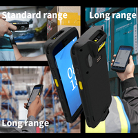Escáner de Código de Barras PDA Resistente Idata T1 Pro IP67 con Android 14, Lector de Códigos QR 1D 2D, Terminal Portátil para Inventario de Almacén y Logística