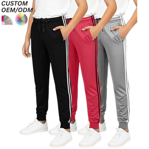 Pantalones de Algodón para Niños con Logotipo Personalizado, Pantalones Deportivos de Color Sólido, Chándal Infantil de Secado Rápido, ODM, Pantalones Casuales para Niños de Otoño y Primavera - Product Image 5