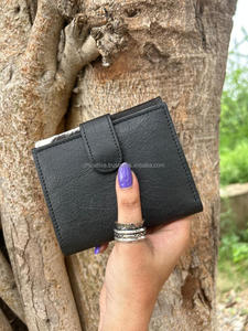 Nuovi veri capelli fatti a mano su pelle di pelliccia di cuoio piccoli portafogli moneta molto elegante e resistente vera pelliccia di vacchetta portafogli in pelle - Product Image 4