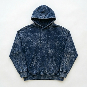 Sweat-shirt à capuche tie-dye pour homme, coupe ample, en coton French Terry, décontracté, pour l'automne, avec poche - Product Image 1
