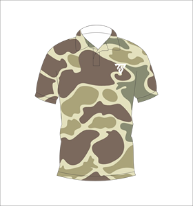 Camiseta Polo con Estampado de Camuflaje Desértico para Hombre, Camiseta de Manga Corta Informal con Cuello y Botones, Transpirable y Ligera - Product Image 1