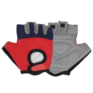 Gants de cyclisme demi-doigts personnalisés en gros, unisexe, avec gel souple absorbant les chocs, séchage rapide, légers, en Spandex, fermeture à boucle, pour l'été - Product Image 1