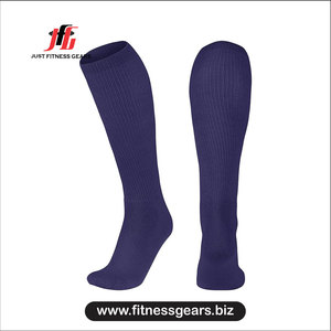 Knee High <b>Compression</b> <b>Socks</b> Solid Color Breathable Knitted Nylon Adults Standard Thickness Casual Football Winter Wear - Product Image 4