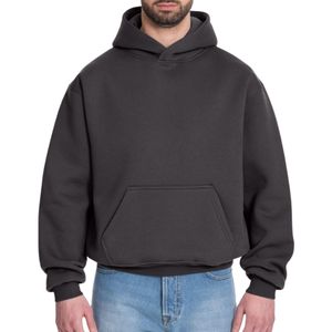 Custom Heavyweight Oversized Hoodie <b>Men</b> 500 GSM Cotton Fleece Blank <b>Pullover</b> Streetwear OEM ODM Wholesale Wear - Product Image 1