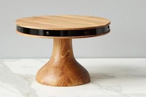 Hot Selling Paola Wooden <b>Cake</b> <b>Stand</b> Whitewash Home Decor Elegant Serving Tray for Kitchen Table Centerpiece Displaying Desserts - Product Image 5