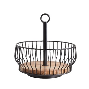Panier de rangement en fer pour fruits et légumes, décoratif pour table, idéal pour la cuisine domestique, taille et forme personnalisables - Product Image 6