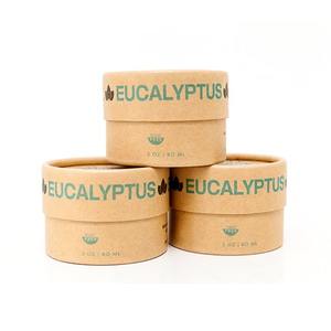 Envases ecológicos de tubos de papel kraft para exfoliantes y cremas de belleza, caja cilíndrica de cartón, envases redondos personalizados para cosméticos - Product Image 3