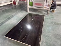 Panneau mural décoratif en plastique pour intérieur, revêtement mural en PVC, dalles de marbre en PVC SPC