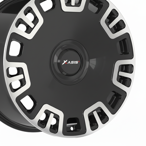 Rines de Aleación de Lujo Estilo Bentley con Tecnología Flow Forming |   Rines de Dos Tonos para Automóviles de Pasajeros de 21 y 22 Pulgadas con Acabado Mecanizado |   Bloque Geométrico de Lujo W - Product Image 2