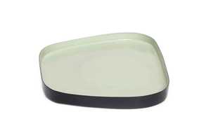 Oval Wooden Serving <b>Plate</b> With Handpainted Floral Design Bohemian Style Plant Pattern <b>Decorative</b> Dish - Product Image 3