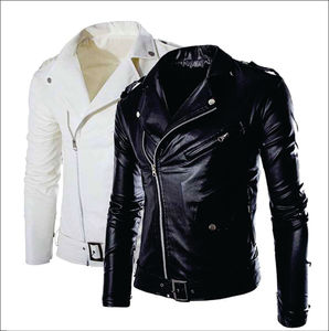 Veste en cuir confortable pour homme avec logo personnalisé, imperméable et coupe-vent, épaisse pour l'hiver, pour adultes - Service OEM - Product Image 1