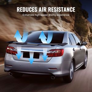 Alettone da 57.9 pollici Spoiler auto ad alta resistenza ABS vernice da forno nero lucido alettone posteriore compatibile 2018-2023 Spoiler auto - Product Image 5