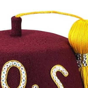 Fez de Color Granate de Diseño Personalizado de Alta Calidad OEM D.O.S - Product Image 2