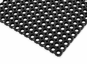 Tapis de sol en caoutchouc octogonal de qualité supérieure, antidérapant, imperméable, pour garage, usine et zones industrielles - Product Image 2