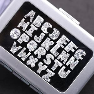 Letras del alfabeto de diamantes cultivados en laboratorio, de la A a la Z, diamantes CVD para colgantes de collar personalizados. - Product Image 2