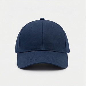 <b>Navy</b> Blue 6-Panel Baseball Cap Adjustable Fitted Unisex Cotton Twill Casual <b>Hat</b> Solid Color Adult Size - Product Image 1