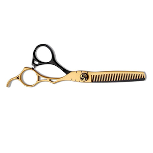 กรรไกรซอยผมมืออาชีพ ญี่ปุ่น SUS440C สแตนเลสสตีล ปลายแบน สำหรับร้านตัดผม - Product Image 5