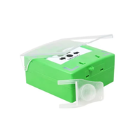 Point de rappel manuel d'urgence carré réinitialisable pour porte, avec brise-vitre et alarme incendie, bouton-poussoir, vente en gros d'usine, OEM en vrac