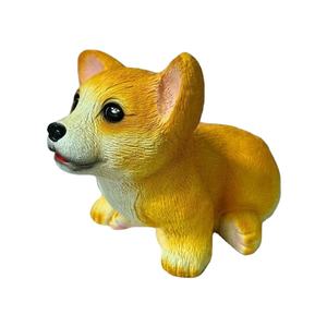 Estatua de perro de poliresina de alta calidad para Jardín Saludable, gran escultura de Feng Shui, estilo artístico hecho a mano, pintado a mano para el hogar - Product Image 1