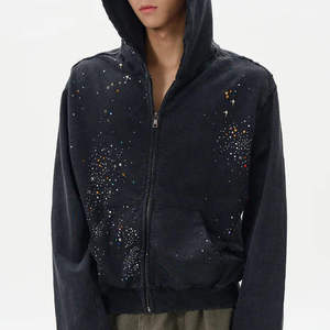 Fournisseur de sweats à capuche graphiques en coton pour hommes, streetwear, pour marques en ligne, vente en gros et approvisionnement en gros. - Product Image 6