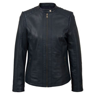 Chaqueta Bomber Personalizada, Chaqueta de Cuero para Hombre, Chaqueta de Cuero al por Mayor, Chaqueta Racer para Mujer - Product Image 6